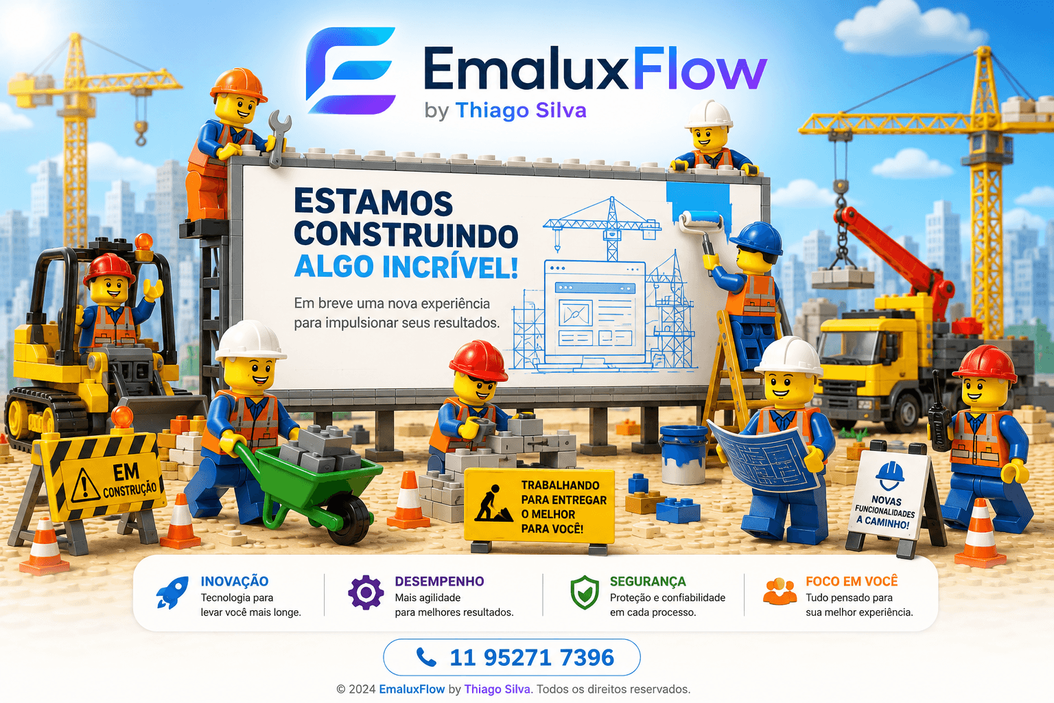 EmaluxFlow em construção